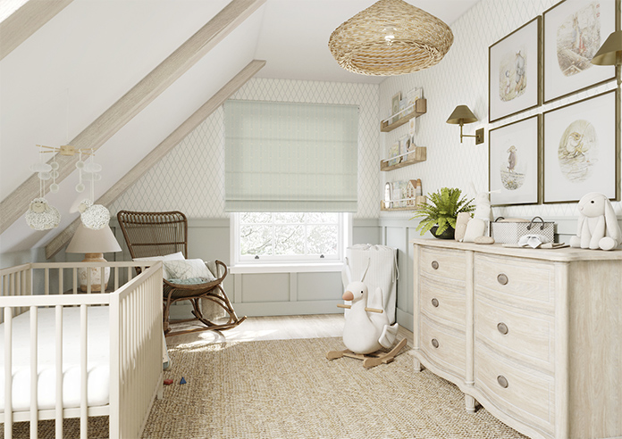 Puddle Down, Duck Stripe Egg - Roman Blind - Image 6